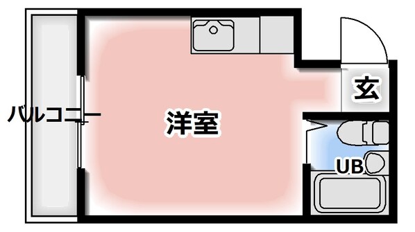 古川橋駅 徒歩6分 3階の物件間取画像